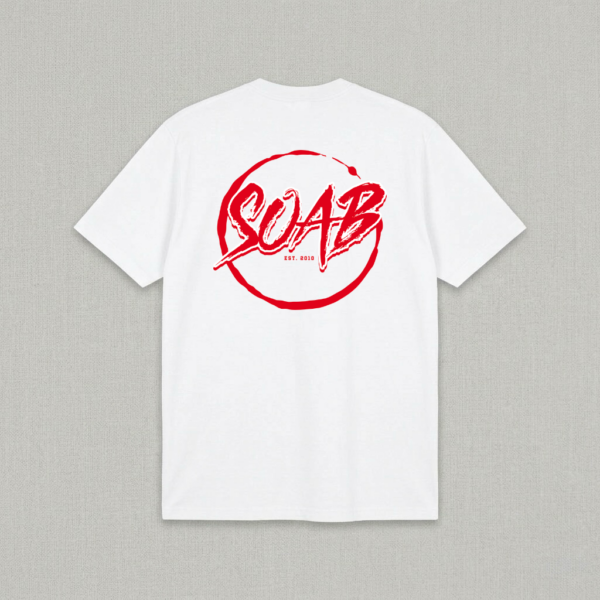 SOAB_White_red Shirt SOAB weiß